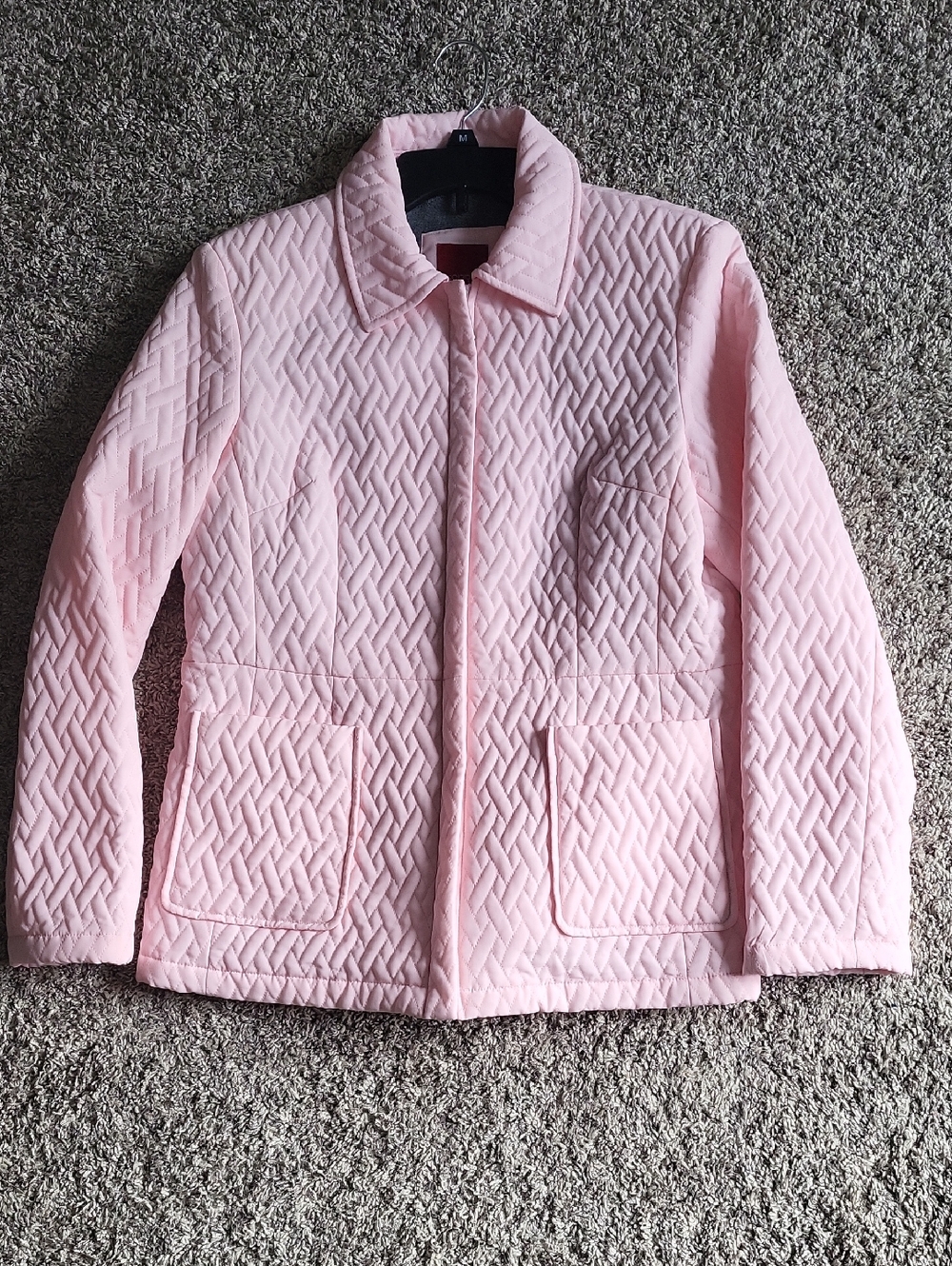 Esprit Quilted Light Pink Puffer Jacket